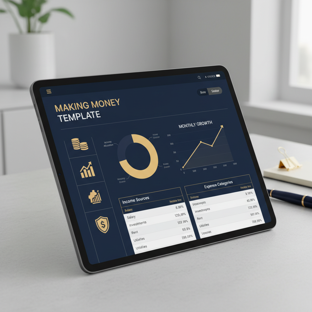 Making Money Template Product Image
